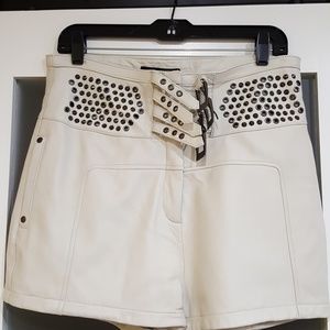 Bebe genuine leather Shorts